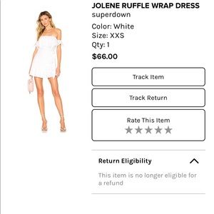 New with tags superdown white dress